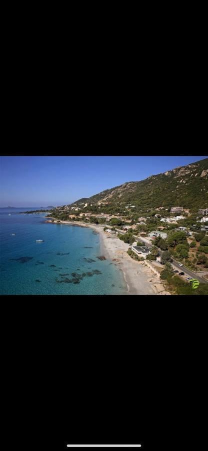 Ajaccio magnifique T2 37m2 centre ville vue mer au bord de la plage Neuf 4 couchages balcon parking privé fermé Clim wifi Esterno foto